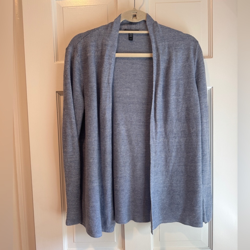 Eileen Fisher Blue Knit Cardigan